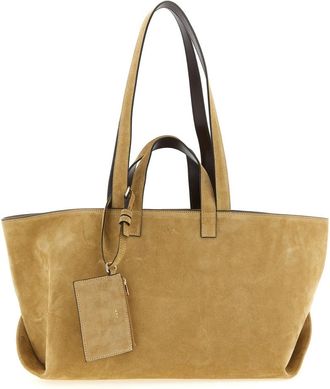 A.P.C. Brown Le Drummer Large Tote