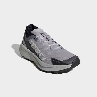 ADIDAS TERREX Trailrunningschuh ADIDAS TERREX AGRAVIC GTX, Herren, Gr. 42,5, gretwo, ftwwht, cschwarz, Textil, Schuhe Trailrunningschuh, wasserdicht