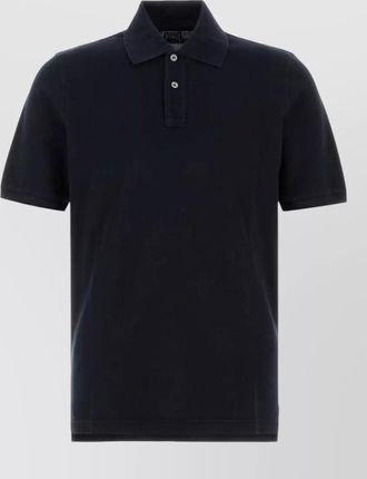 Fedeli piquet shirt polo collar short sleeves