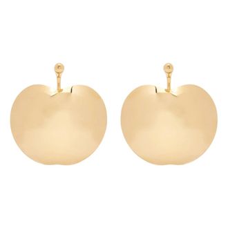 Nina Ricci Earrings, female, Yellow, ONE SIZE, Apple Earrings