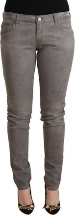 Acht Womens Grey Skinny Jeans Cotton - Size 28 (Waist)