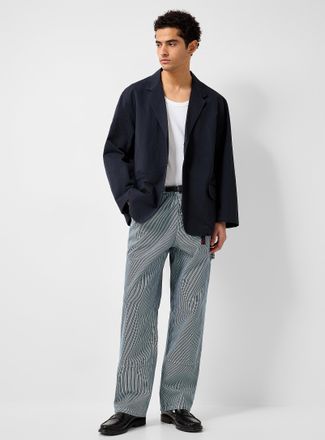 Gramicci Mens Striped workwear pant Relaxed fit