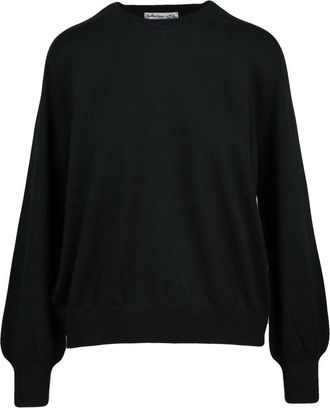 Ballantyne Crewneck Pullover - Dames - Cashmere truien - Zwart - M - Kasjmier - Truien & Vesten