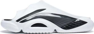 Li-Ning Badfive Speed 9 Slides White Black ABTT003-1