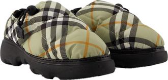 Burberry Womens Nylon Pillow Low Mule (Authentic Pre-Loved)