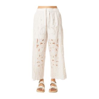 BERENICE Pantalones Anchos Polli - Trousers - Mujer - Blanco - L