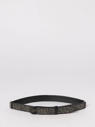 Orciani Cintura Nobuckle Orciani in pelle con borchie