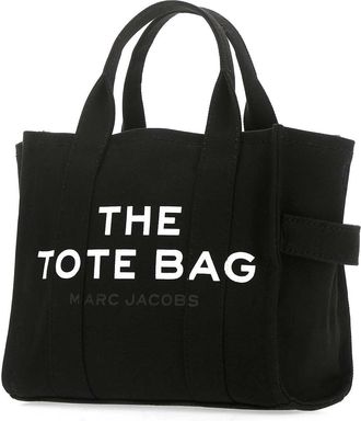 Marc Jacobs Womens Canvas Tote Black Cotton