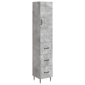 vidaXL Juego De Armarios 2 Uds. 33 X 34,5 X 90 Cm Madera De Ingenier&iacute;a Vidaxl