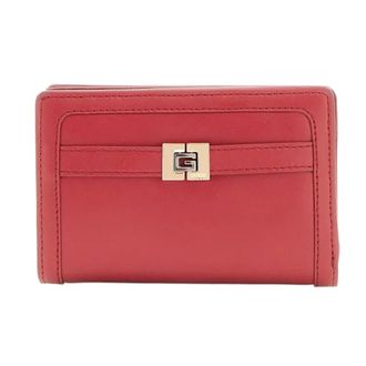 Guess Mini G Elite Portemonnee - Dames - Portefeuilles - Rood - ONE Size - Leer - Accessoires