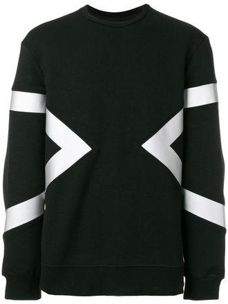 Neil Barrett classic printed sweatshirt - Nero