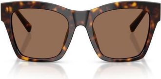 Dolce & Gabbana 53mm Square Sunglasses in Havana /Dark Brown at Nordstrom