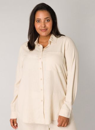 Base Level Curvy Langarmbluse