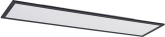Lindby Led Panel nelios En Negro De Aluminio - Lindby