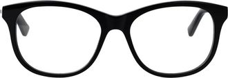 Alexander McQueen Am 0566O Vierkant Optisch Montuur - unisex - Brillen - Zwart - 53 MM - Accessoires