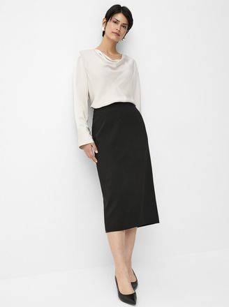 Contemporaine Womens Back-slit pencil skirt