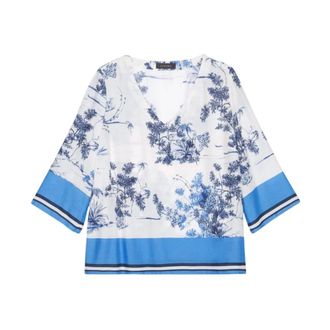 Elena Miro Stijlvolle Blouse voor Vrouwen - Dames - Blouses & Shirts - Veelkleurig - Maat: XL