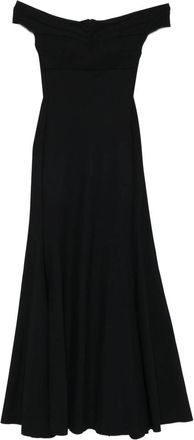 La Petite Robe Di Chiara Boni Off-shoulder Flared Midi Dress