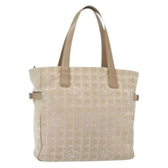 Chanel Pre-owned Nylon chanel-bags - Dames - Vintage Shopper - Beige - ONE Size - Nylon - Vintage