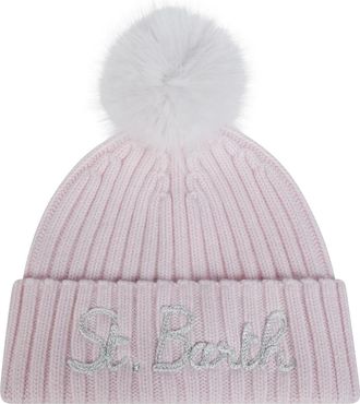 MC2 Saint Barth Wengen Beanie - Dames - Accessoires - Roze - Maat: ONE Size