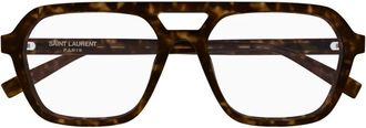 Saint Laurent Glasses, unisex, Brown, Size: 55 MM Optical Frame