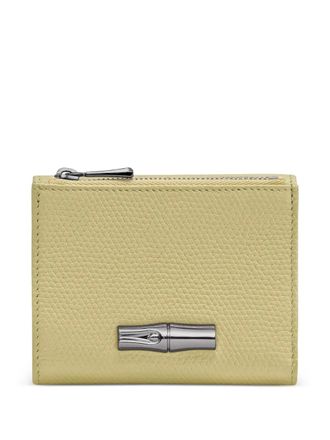 Longchamp Le Roseau compact wallet - Neutrals
