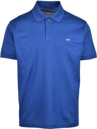 Paul & Shark Blue Cotton Classic Polo Shirt