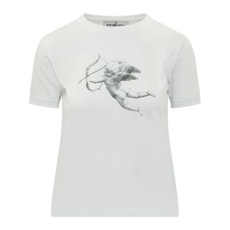 Fiorucci Dames, Tops, Wit, Maat: M Katoen