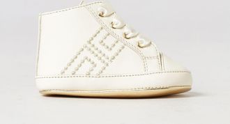 Elisabetta Franchi La Mia Bambina Sneakers high-top in pelle con monogram