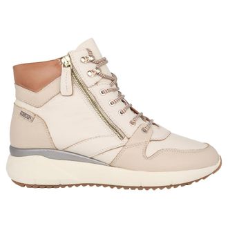 Pikolinos Off White Dames Enkellaars - Dames - Veterlaarzen - Wit - 40 EU - Schoenen