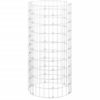 vidaXL Compostador De Jard&iacute;n Acero Galvanizado &Oslash;50x100 Cm Vidaxl