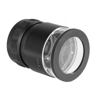 OEM Lupa Recargable Para Joyer&iacute;a Con Aumento De 10x, Luz Led Y Escala Led Ajustable, Adecuada Para Piedras Preciosas, Monedas, Relojes, Sellos, Plantas, E