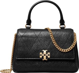 Tory Burch Black Charlie Convertible Mini Satchel