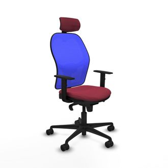 Piqueras y Crespo Silla De Oficina Con Cabecero Piqueras Y Crespo 1d036n2 Granate