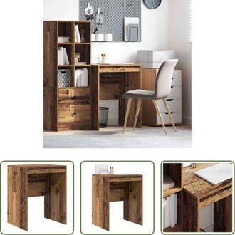 vidaXL vidaXL Scrivania per ufficio - Scrivania Legno vecchio 60 x 50 x 76 cm