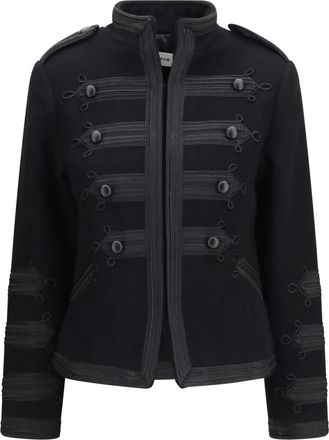 P.A.R.O.S.H. P.a.r.o.s.h. - Napoleone Jas - Dames - Jassen - Zwart - Maat: S Zijde