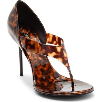 Jeffrey Campbell Rhian Stiletto Sandal in Tortoise at Nordstrom, Size 6.5