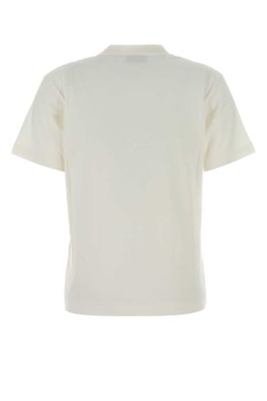 Autry Womens White Cotton T-Shirt I5cw