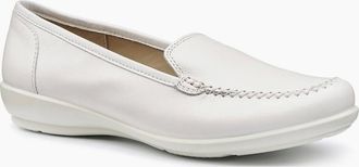 Hotter Womens Jazz Womens Wide Shoes - White - Size: 7.5