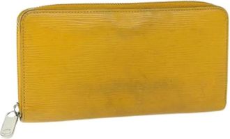 Louis Vuitton Pre-owned Wallets, female, Yellow, Size: ONE SIZE Pre-owned Leather Wallet