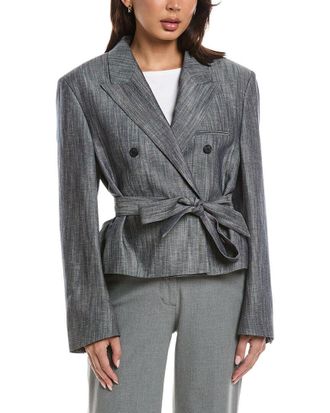 HUGO BOSS Jelsia Linen-Blend Jacket