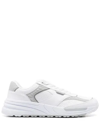 Emporio Armani Sneakers met geperforeerd detail - Wit