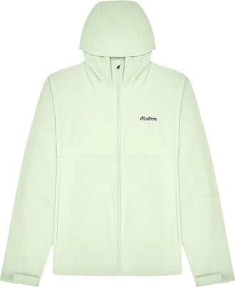 Malbon Golf zip-up shell hoodie - men - Nylon/Spandex/Elastane - M - Green