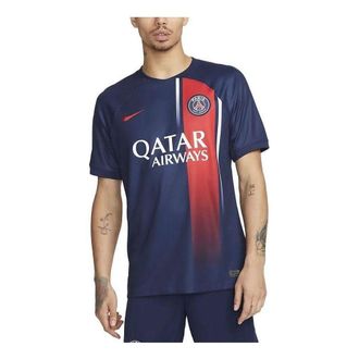 Nike Dri-FIT Paris Saint-Germain 23-24 Stadium Home Soccer Jersey Blue DX2694-411