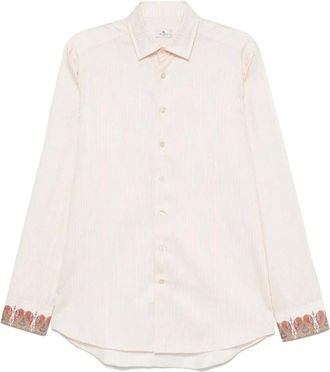 Etro Hombre, Camisas, Blanco, Talla: L