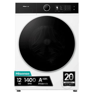 Hisense Wf5i1245bwr - Lavadora Carga Frontal 12 Kg 1400 Rpm A Blanco