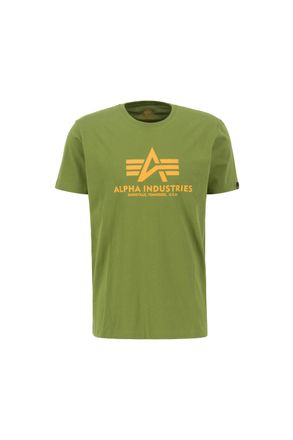 Alpha Industries T-Shirt ALPHA INDUSTRIES Basic T-Shirt BL, Herren, Gr. XL, gr&uuml;n (moss gr&uuml;n), Obermaterial: 100% Baumwolle, Shirts T-Shirt