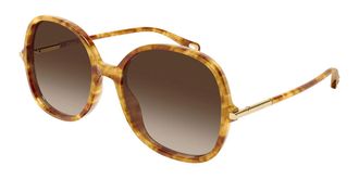 Chlo&eacute; CH0383S 002 Womens Sunglasses Tortoiseshell Size 57