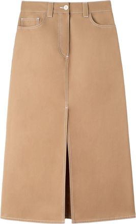 Sunnei Gonna lunga con spacco - Toni neutri