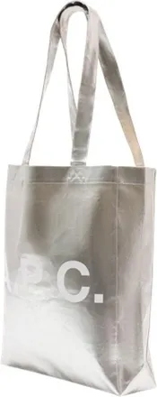 A.P.C. Womens Lou Tote Silver Synthetic